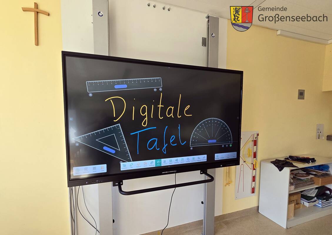 Digitale Tafel Grundschule Großenseebach