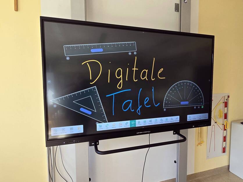 Digitale Tafel Grundschule Großenseebach