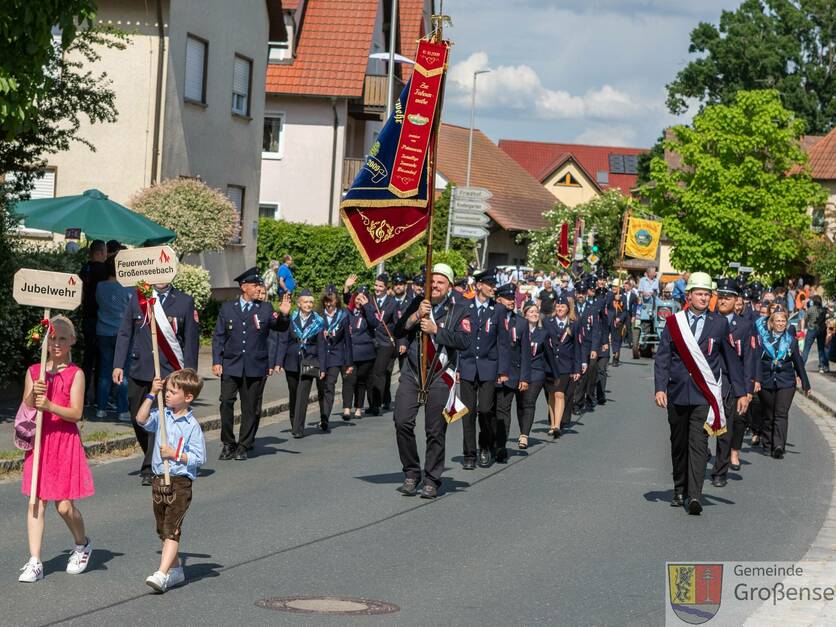Festumzug "125 Jahre Freiwillige Feuerwehr Großenseebach" am 10. Juni 2023