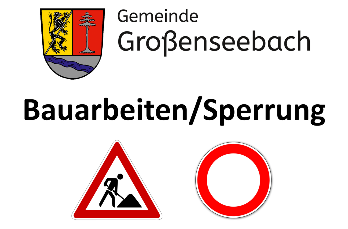 Bauarbeiten/Sperrung in der Gemeinde Großenseebach - Thumbnail