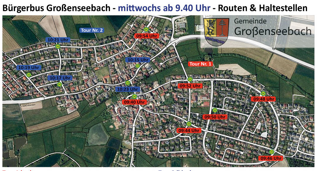 Bürgerbus Großenseebach - Fahrplan & Haltestellen (gültig ab 2025)