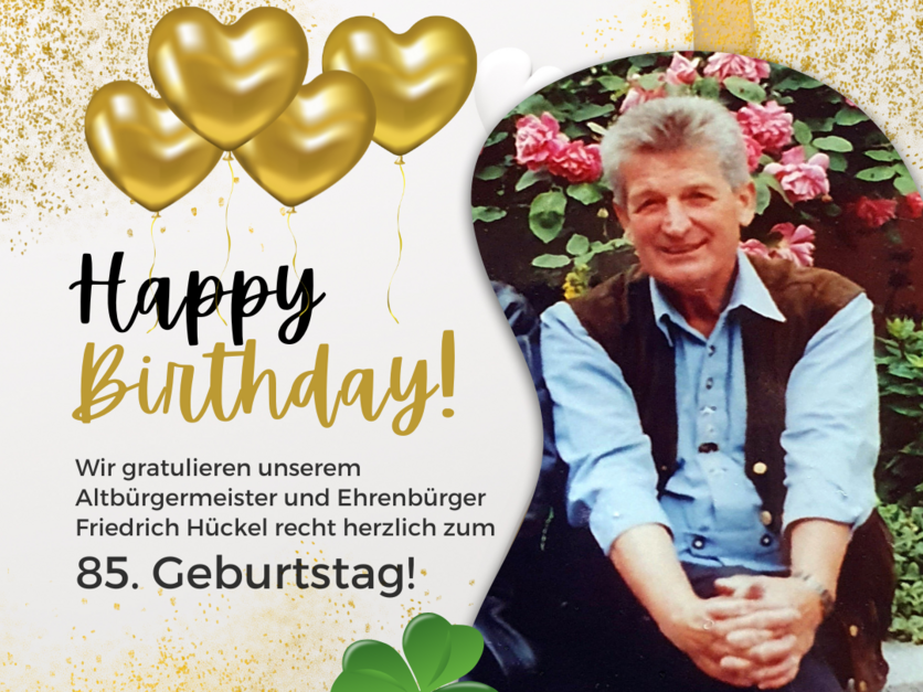 Herzlichen Glückwunsch zum 85. Geburtstag, Friedrich Hückel!