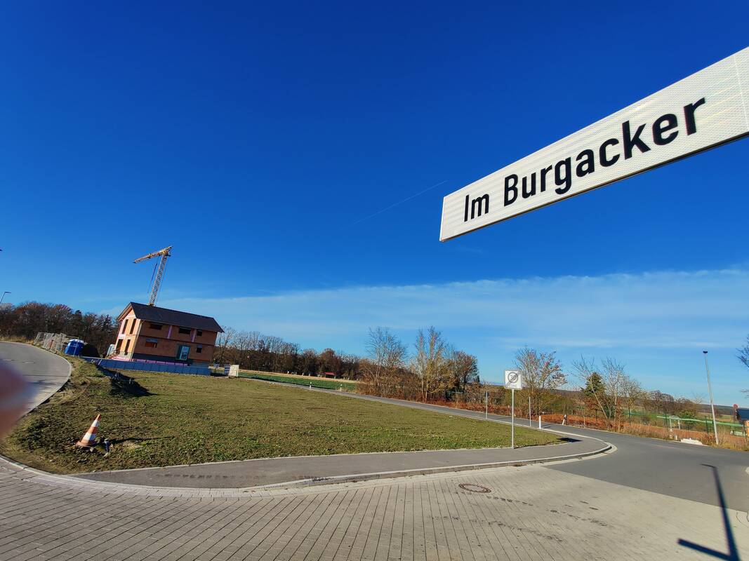 Baugebiet im Burgacker in Großenseebach